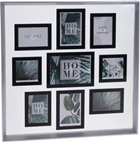 Vierkante fotolijst Alu Glass voor 9 foto’s  