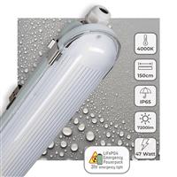 LEDs Light PRO LED TL armatuur 150 cm - Met noodaccu - 4 lichtstanden - 47W