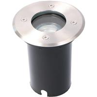 LED Grondspot Inbouw Rond - GU10 Fitting - Max 35W - IP67 Waterdicht - Berijdbaar 1500kg - Zwart