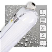 LED TL Armatuur 7200 Lumen - 40W - Koelwit - IP65 Waterdicht - 150cm
