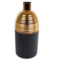 Vaas Kyra zwart goudkleur