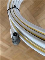 2 COAX TV antenne kabels 2x20M