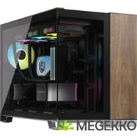 Corsair 2500X Micro Tower Behuizing Zwart, Walnoot
