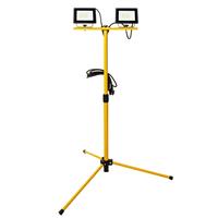 LEDs Work Bouwlamp met DUO Statief 4250 - IP54 waterdicht - In hoogte verstelbaar tot 1,20 meter
