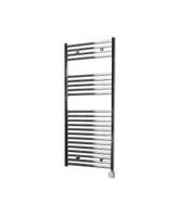 Electrische Wifi Radiator Sanicare HPW Carini 111,8x60 cm chroom Met Thermostaat Zilver Rechtsonder