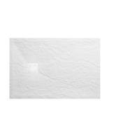 Douchebak Wiesbaden Stonea Antislip Composiet 80x120x3 cm Inkortbaar Mat Wit