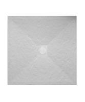 Douchebak Wiesbaden Stonea Antislip Composiet 90x90x3 cm Inkortbaar Mat Wit