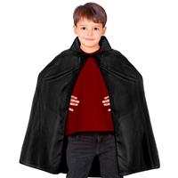 Halloween Cape Zwart Kind