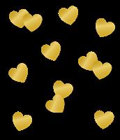 Hartjes Tafelconfetti Goud 14gr