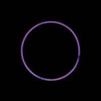 Roze Ketting Glow In The Dark 56cm