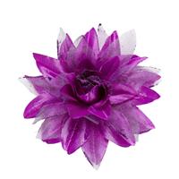 Paars Haarbloem Glitter