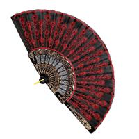 Spaanse Waaier Rood Zwart