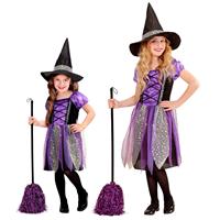 Halloween Jurk Paars Meisje 2 delig