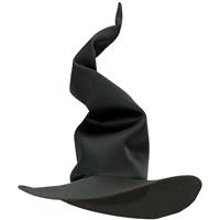 Halloween Heksenhoed Zwart Gekreukeld