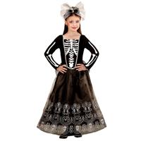 Halloween Jurk Zwart Kind Skelet