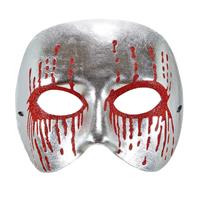 Halloween Masker Zilver Psychopaat