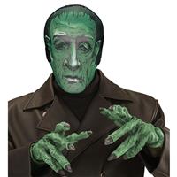 Halloween Masker Donkergroen Zombie