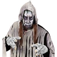 Halloween Masker Grijs Zombie Stof