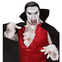 Halloween Masker Wit Vampier Stof