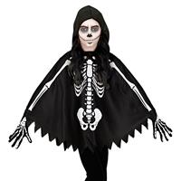 Halloween Poncho Kind Skelet