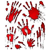 Halloween Stickers Bloederige Handen