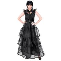 Halloween Jurk Zwart Dames Gothic