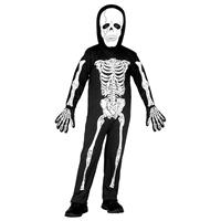 Wit Zwarte Kostuum Kind Skelet