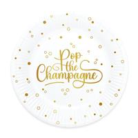 Bruiloft Borden 23cm 8st