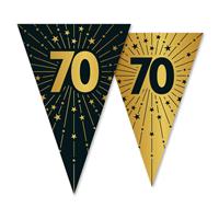 70 Jaar Slinger Goud Zwart 10m