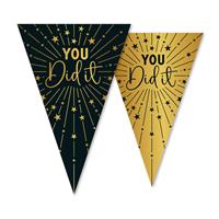 Geslaagd Slinger Goud Zwart You Did It 10m