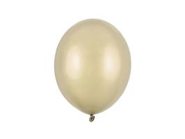 Gouden Ballonnen Metallic Cold Gold 27cm 100st