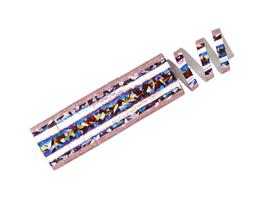 Lichtroze Serpentine Holografisch 3,8m