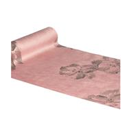 Bloemen Tafelloper Roze 3m