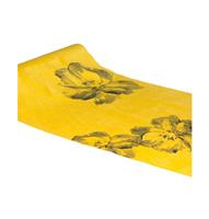 Bloemen Tafelloper Geel 3m