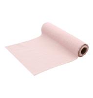 Lichtroze Tafelloper Katoen 5m