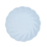 6 plates round Vert Decor, 22,9cm, blue