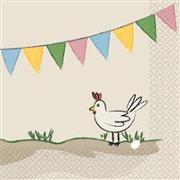 Boerderij Servetten 25cm 16st