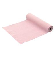 Roze Tafelloper Velvet 3m