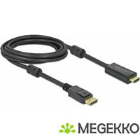 Delock 85957 Actieve DisplayPort 1.2 naar HDMI-kabel 4K 60 Hz 3 m