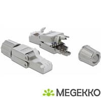 Delock 86477 RJ45-stekker Cat.6A STP zonder gereedschap