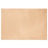 vidaXL Nep Konijnenbont Tapijt Taupe 120 x 170 cm Polyester