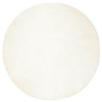 vidaXL Nep Konijnenbont Tapijt Wit Ø 120 cm Polyester