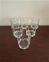 6 Vintage Whisky Glazen Luminarc Octime Clear