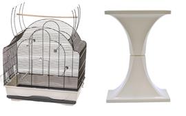 Vogelkooi Daisy Open Zwart-Zand 