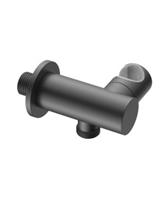 Muuraansluitbocht BWS Sensa met Wateraansluiting Kantelbaar Geborsteld Gunmetal PVD