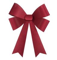 Bordeaux Rode Strik Velvet 86cm