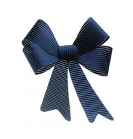 Donkerblauwe Strik Velvet 51cm