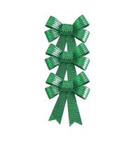 Groene Strik Glans 10cm 3st