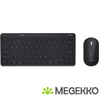 Trust Lyra Draadloos Multi-Connect Toetsenbord en Muis AZERTY Zwart