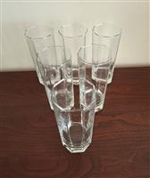 6 Vintage Glazen Luminarc Octime Clear